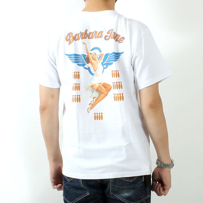 BUZZ RICKSON'S(バズリクソンズ) ミリタリープリントTシャツ BARBARA JANE / BR79625 / 2025春夏 新作 / ピンナップガール アメカジ メンズ