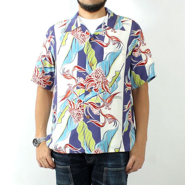 SUN SURF(サンサーフ) アロハシャツ TORCH GINGER / SS39020 / 2023春