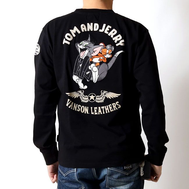 VANSON(�Х󥽥�) �ȥ�&�����꡼����ܻɽ�����T / TJV-2526 / 2025���߿��� / ĹµT����� �ȥ�ȥ����꡼ / ���ᥫ�� ���