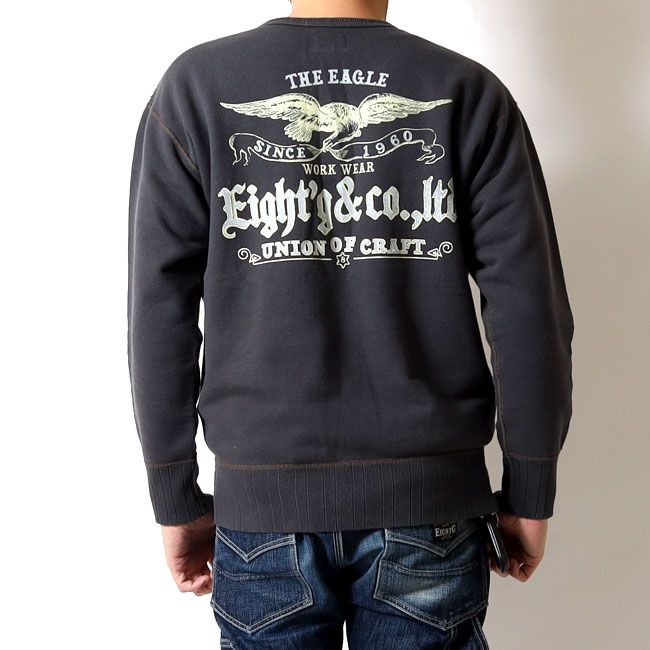 EIGHT-G(�����ȥ���) ���롼�ͥå��������åȥ���� UNION OF CRAFT / 8SW-24 / 2025���߿��� / �ȥ졼�ʡ� �ץ��� �ӥ�ơ����� / ���ᥫ�� ���