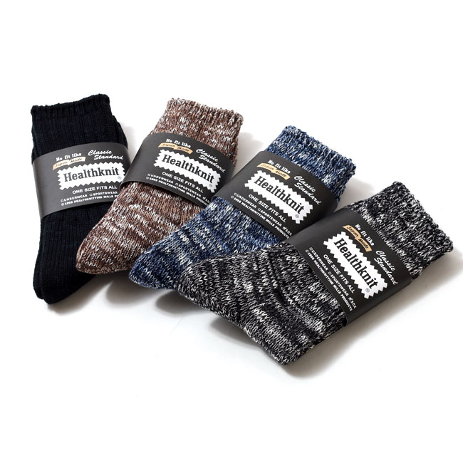 HEALTHKNIT(ヘルスニット) スラブミックス1Pソックス / 191-8014