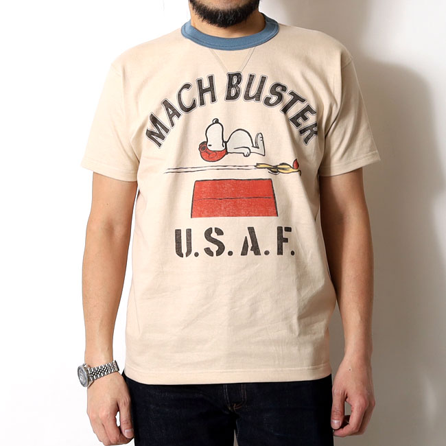TOYS McCOY(トイズマッコイ) ピーナッツ正規ライセンスTシャツ MACH