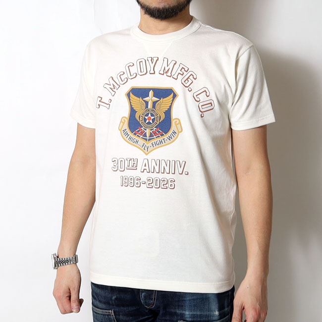 TOYS McCOY(トイズマッコイ) 30周年 ミリタリーTシャツ T. McCOY AF