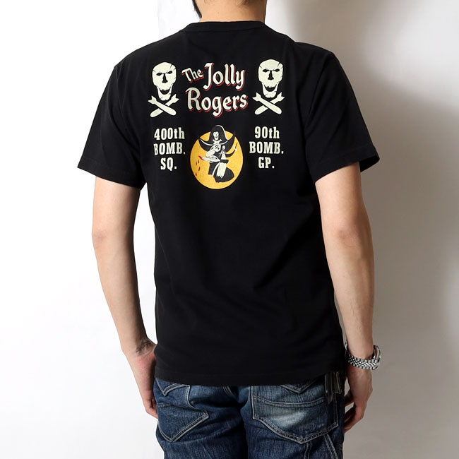 BUZZ RICSON'S(�Х��ꥯ����) �ߥ꥿�꡼�ץ��� �ݥ��å�T����� JOLLY ROGERS / BR79711 / 2026�ղ� ���� / �ݥ�T Ⱦµ / ���ᥫ�� ���