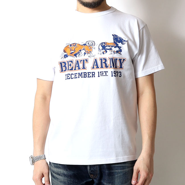 BUZZ RICKSON'S(�Х��ꥯ����) �ߥ꥿�꡼�ץ���T����� BEAT ARMY GO NAVY / BR79702 / 2026�ղ� ���� / Ⱦµ / ���ᥫ�� ���