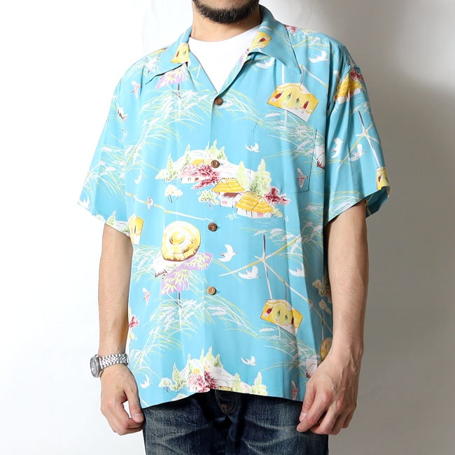 SUN SURF(サンサーフ) 和柄アロハシャツ SCARECROW / SS39623 / 2026春