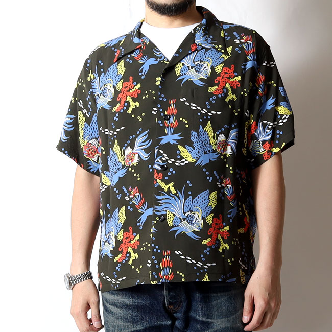 SUN SURF(���󥵡���) �����ϥ���� TROPICAL FISH / SS39626 / 2026�ղ� ���� / Ǯ�ӵ� / �ϥ磻���󥷥�� ���ᥫ�� ���