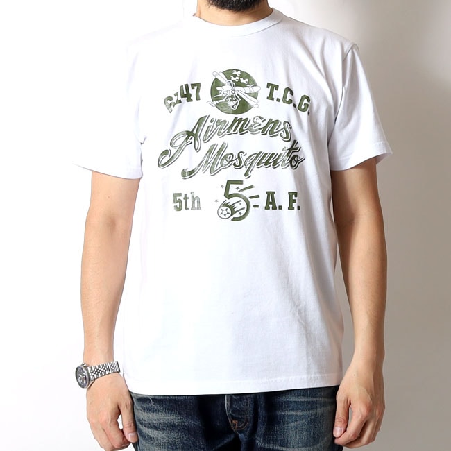 BUZZ RICKSON'S(バズリクソンズ) ミリタリープリントTシャツ AIRMENS MOSQUITO / BR79775 / 2026春夏 新作 / 半袖 / アメカジ メンズ