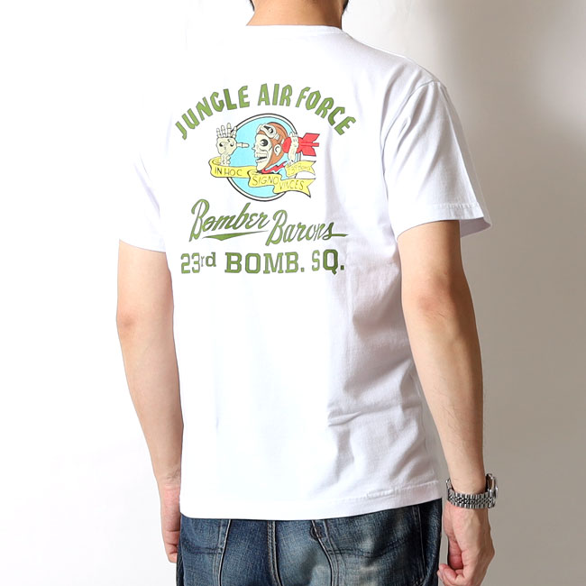 BUZZ RICKSON'S(バズリクソンズ) ミリタリープリントTシャツ 23rd BOMB.SQ.BOMBER BARONS / BR79778 / 2026春夏 新作 / 半袖 / アメカジ メンズ