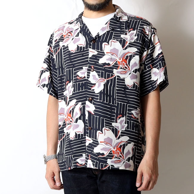 SUN SURF(サンサーフ) アロハシャツ WHITE GINGER / SS39615 / 2026春