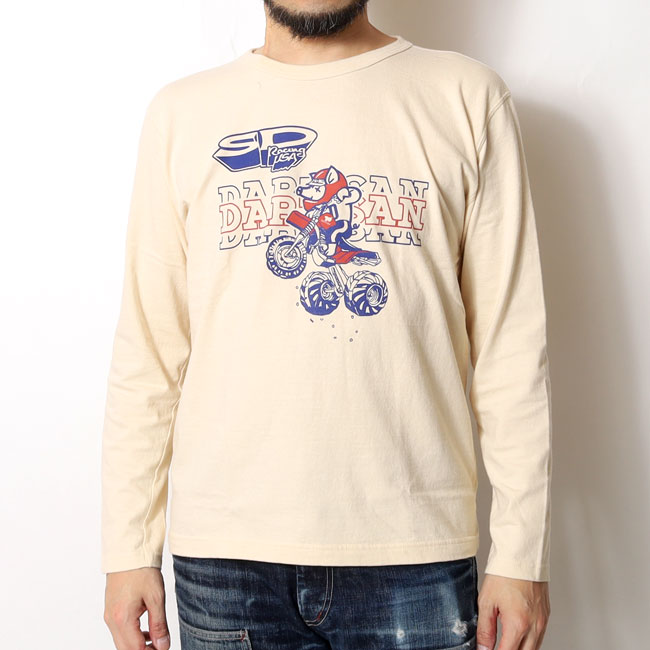 STUDIO D'ARTISAN(ステュディオ・ダ・ルチザン) プリントロンT SD RACING USA / 8228A / 2026秋冬 新作 / 長袖Tシャツ 綿100