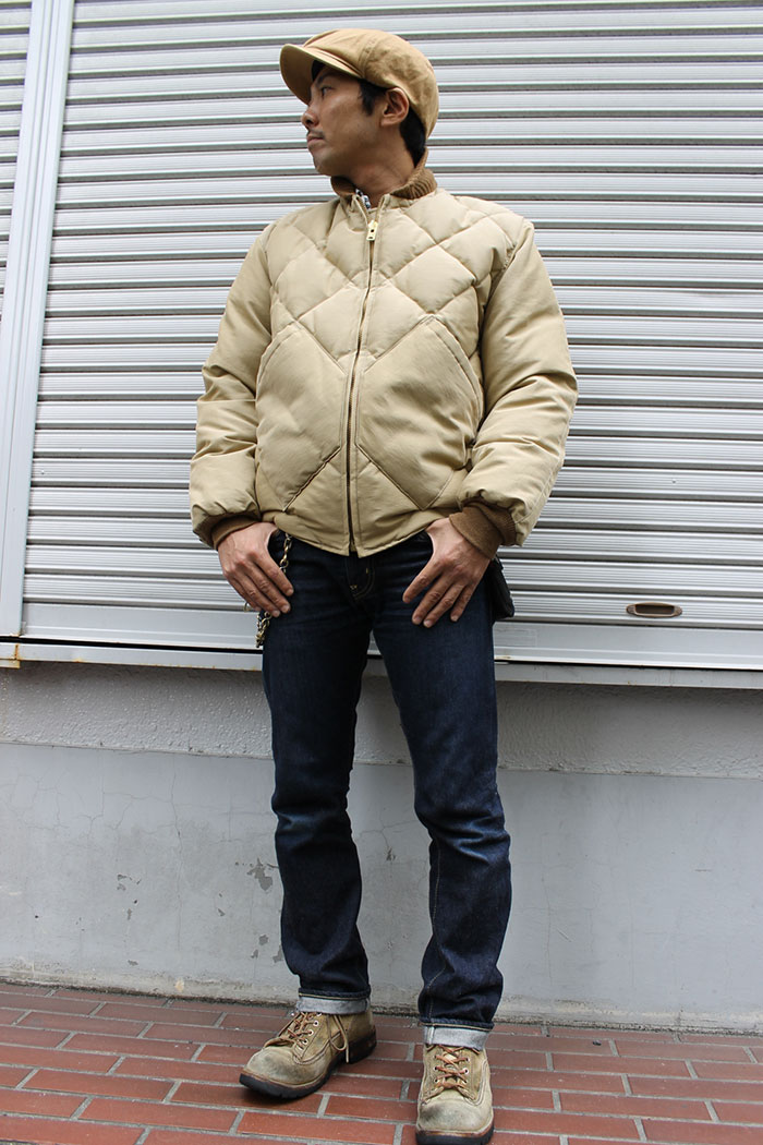 トイズマッコイ TOYS McCOY TMJ1712 キルテッドダウンジャケット 拡大イメージ表示