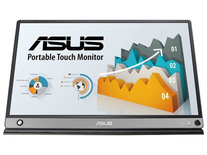 ZenScreen Touch MB16AMT-J [15.6インチ ダークグレー] | PC周辺機器 