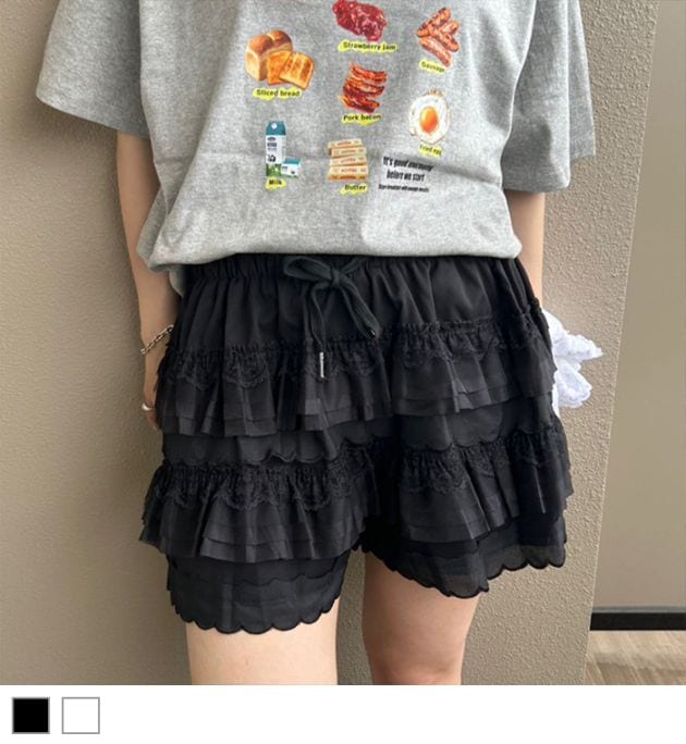 シフォンフリルパンツ | mai | Flugge