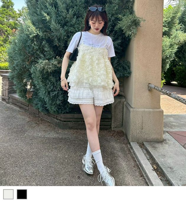 ⭐︎ ミィ♡クローゼット⭐︎マイラン美品　キャミソール　フリル　ブラウスシャツ ⭐︎ ミィ♡クローゼット様専用⭐︎マイラン美品 キャミソール