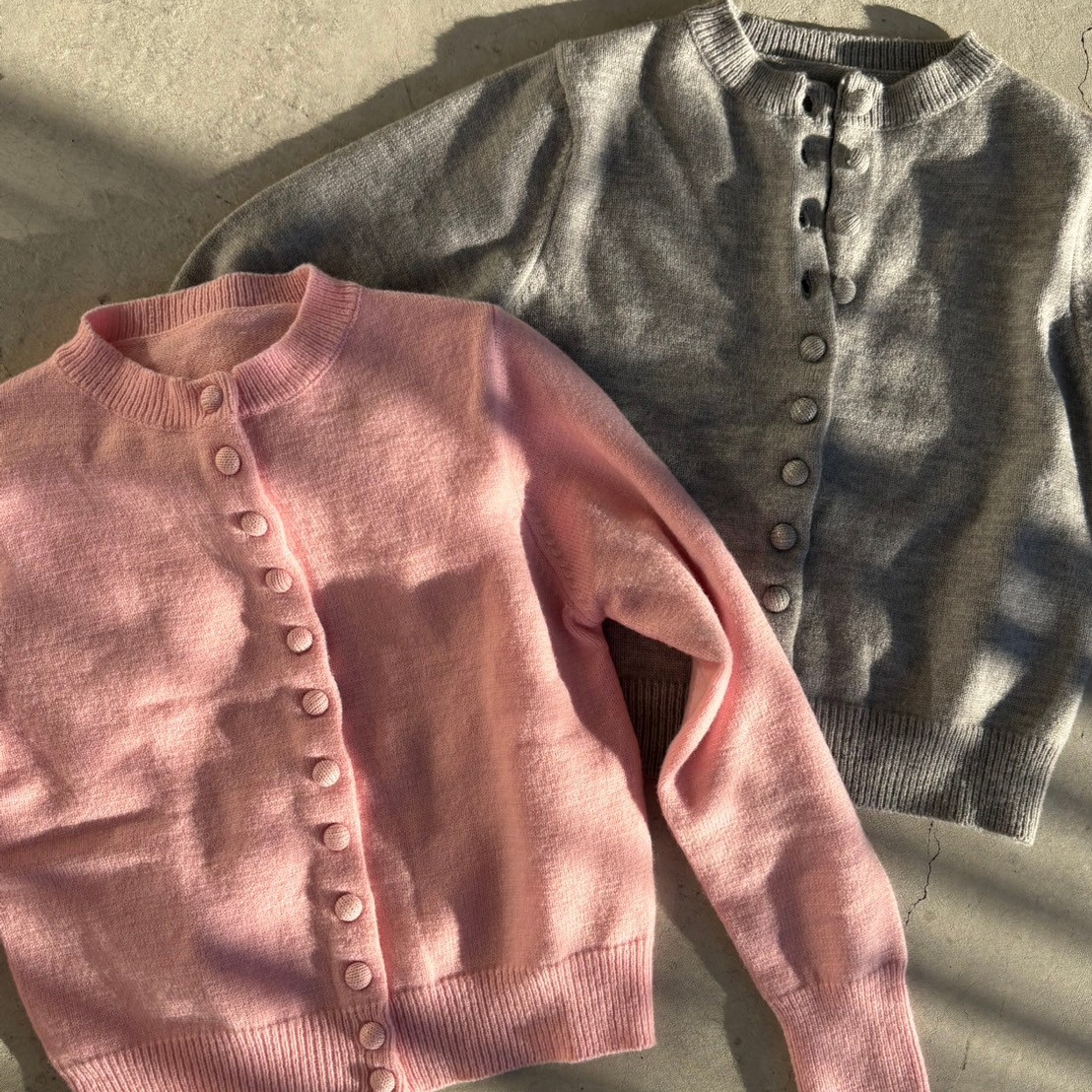 80s スコットランド製 ユーロヴィンテージ くるみボタン ウール