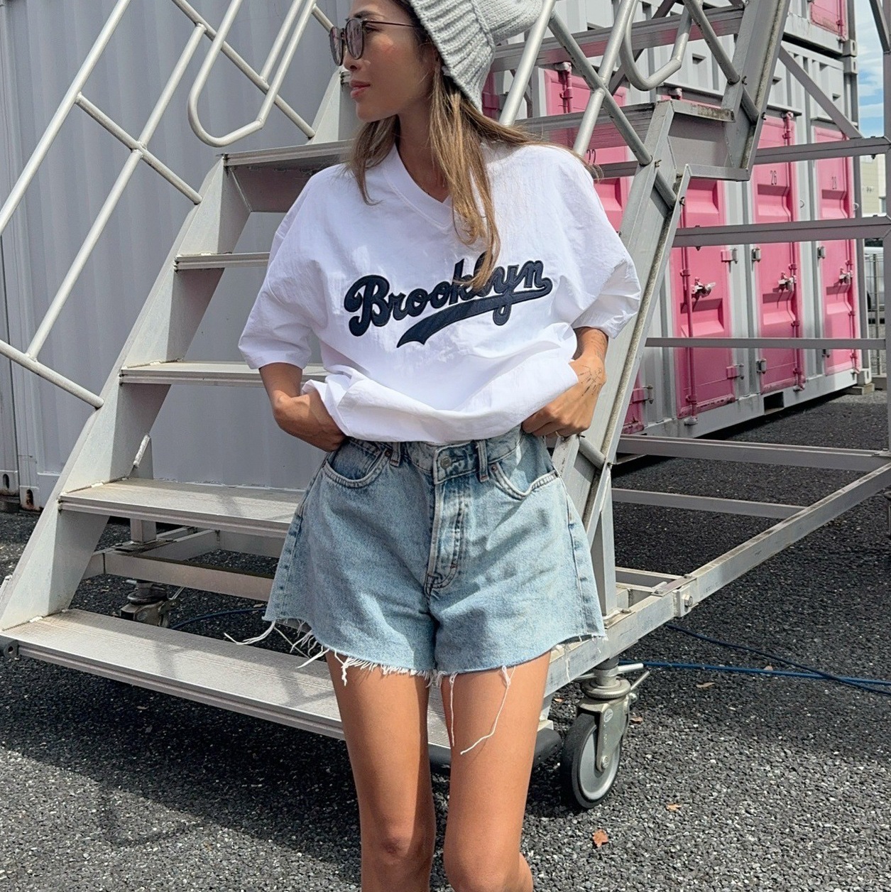 アーカイブ古着 ISSEY SKYLINE 日産 販促 ロゴ刺繍 カーディガン