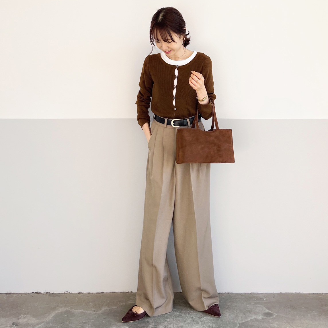 ベルトSETワイドスラックス | mayumi | Flugge