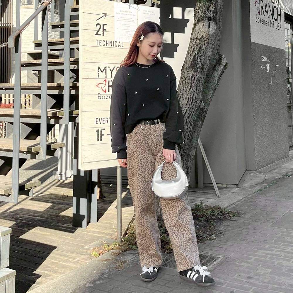フラッジー スェット スウェット JIGGYS SHOP トレーナー スウェット ミニ裏毛綿タッチ