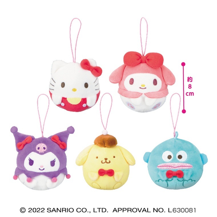 サンリオキャラクターズ 赤いリボンのもちもちまぁるいマスコット 先月 今月の登場商品 サンリオキャラクターズ エイコープライズ