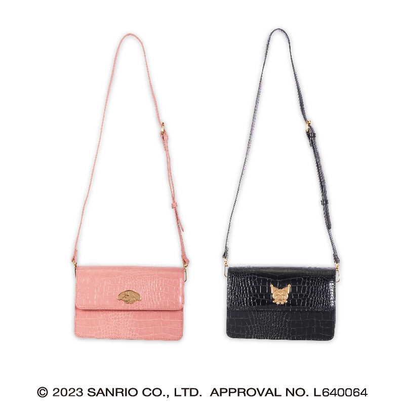 マイメロディ♡クロミ ロングストラップクロコダイル風ショルダーバッグ 先月・今月の登場商品 サンリオキャラクターズ エイコープライズ