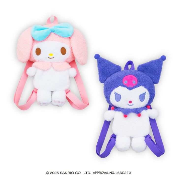 エイコー マイメロディ 幼稚園 ぬいぐるみ マイメロディ♡クロミ ぬいぐるみリュック2 | 先月・今月の