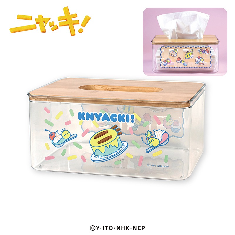 ニャッキ！ クリアティッシュケース | 先月・今月の登場商品