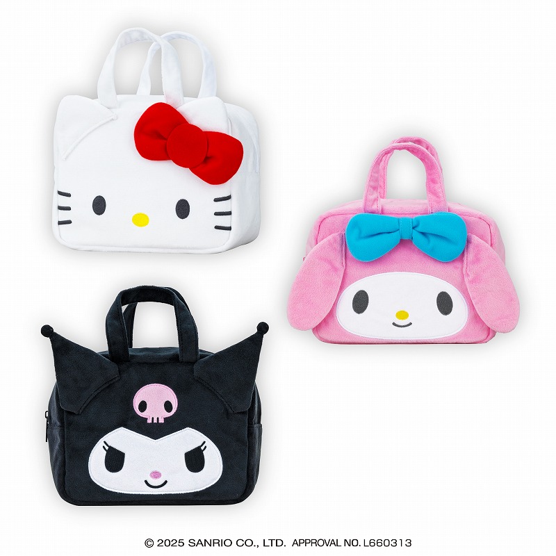 サンリオキャラクターズ フェイスふわふわバッグ | 先月・今月の登場
