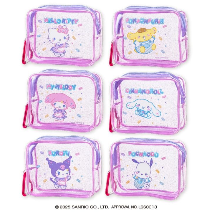 サンリオキャラクターズ キャンディスウィートポップクリアポーチ