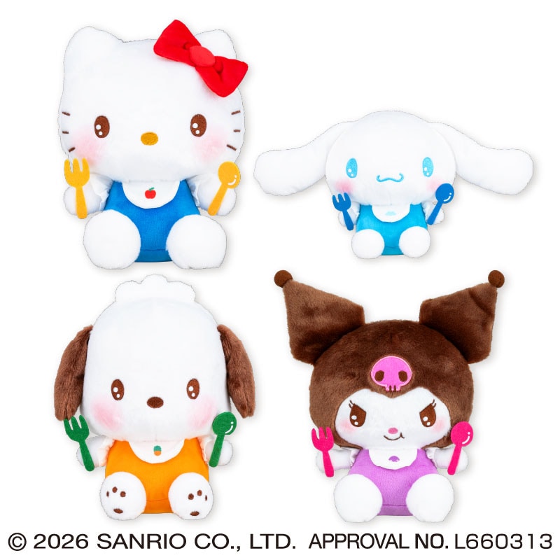 サンリオキャラクターズ　もぐもぐグルメちょいデカドール　4個 サンリオキャラクターズ もぐもぐグルメちょいデカドール 4個 サンリオ