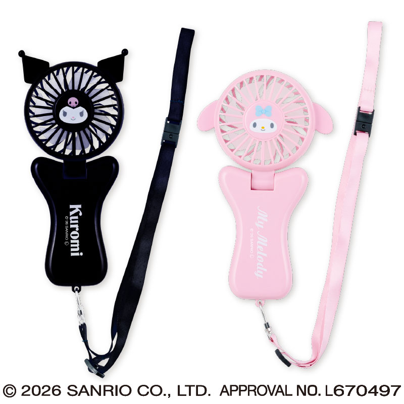 転売可⭕️断捨離中！マイメロ×クロミ マイメロディ♡クロミ 2-WAYハンディファン2 | 先月・今月の登場