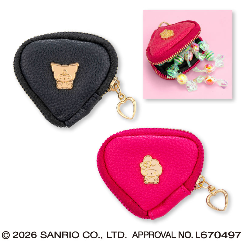 レトロ　マイメロハサミ　キーホルダー　ポーチまとめ売り マイメロディ♡クロミ アクセサリーポケットポーチ | 先月・今月