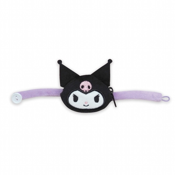 サンリオキャラクターズ　クロミ　マスコット入りポーチ サンリオ クロミぬいぐるみポーチ｜夢屋