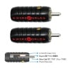 WIREWORLD - RCAM8.5MMB-R/2P/��ʸ����RCA�ץ饰��2������ˡ�e�աڥ᡼��������ʡ�Ǽ���ϳ�ǧ�头Ϣ����