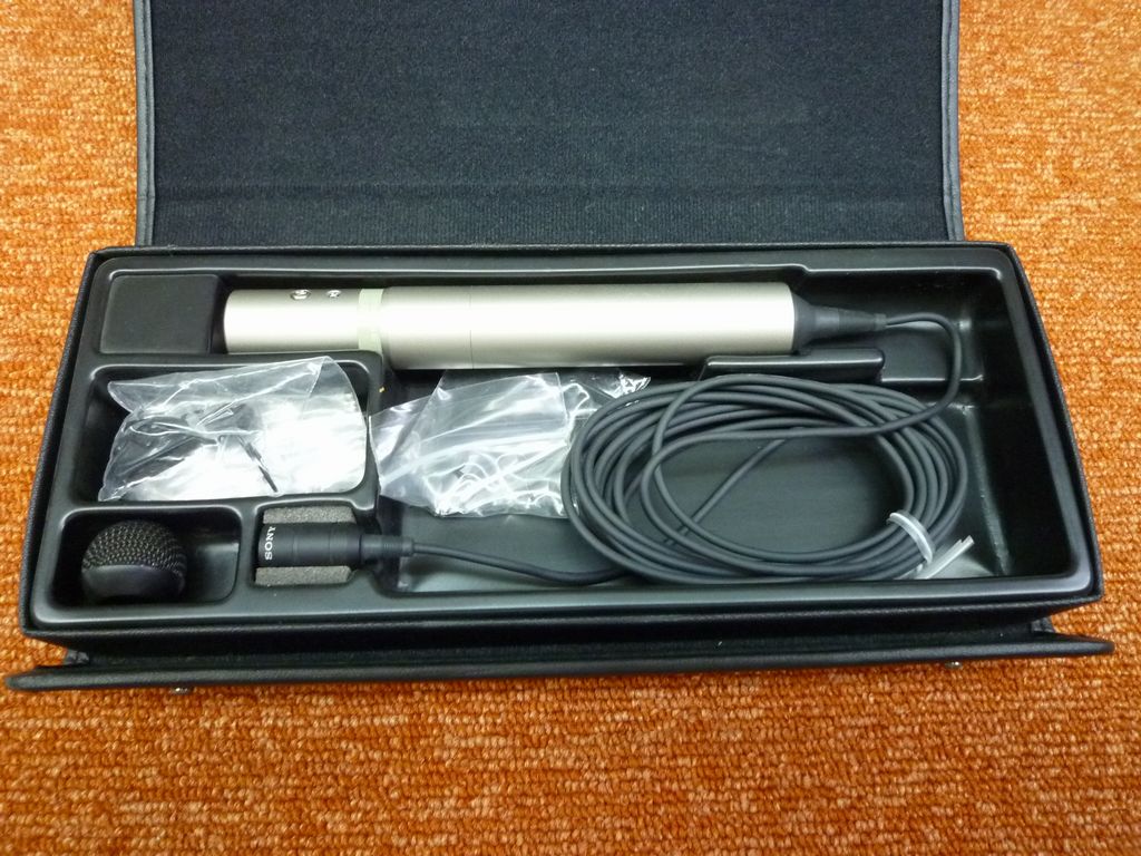 中古SONY エレクトレット・コンデンサーマイクロホンECM-55B　2個 ECM-55B/9X | プロオーディオ | ソニー