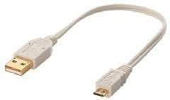 KRIPTON - UC-HRP0.15/0.15m/�ۥ磻�ȡ�USB2.0��A-MicroB�ˡ�e�աڥ᡼����ľ���ʡ�����Բġˡ�3��5�Ķ����Ǥ��Ϥ���ǽ���᡼�����ٶ���������