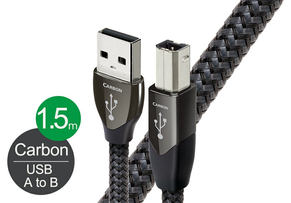 audioquest - USB2 CARBON/1.5m（USB2/CAR/1.5M）（USB2.0・A-B