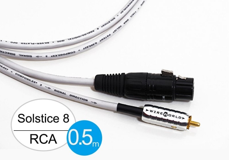 WIREWORLD - SOI8RCA/0.5m（RCAケーブル・ペア）＜Solstice8