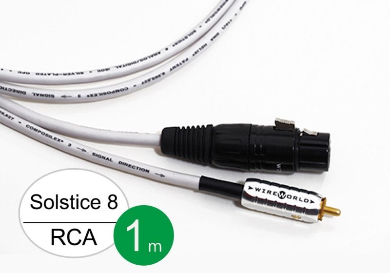 WIREWORLD - SOI8RCA/1.0m（RCAケーブル・ペア）＜Solstice8＞《e