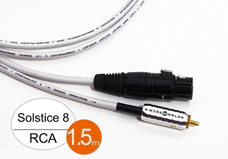 WIREWORLD - SOI8RCA/1.5m（RCAケーブル・ペア）＜Solstice8