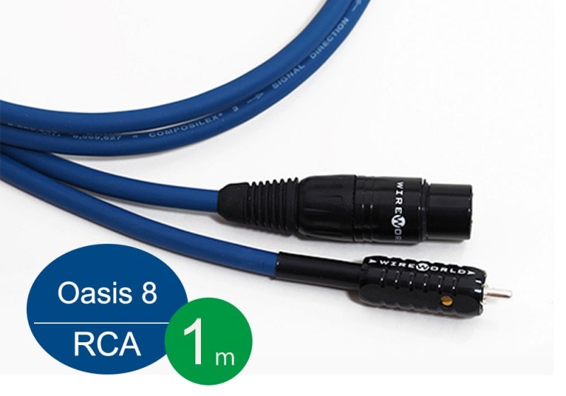 WIREWORLD - OAI8RCA/1.0m（RCAケーブル・ペア）＜Oasis8＞《e