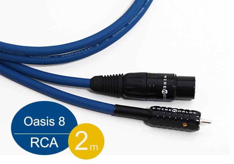 WIREWORLD - OAI8RCA/2.0m（RCAケーブル・ペア）＜Oasis8＞《e