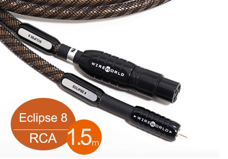 WIREWORLD - ECI8RCA/1.5m（RCAケーブル・ペア）＜Eclipse8＞《e