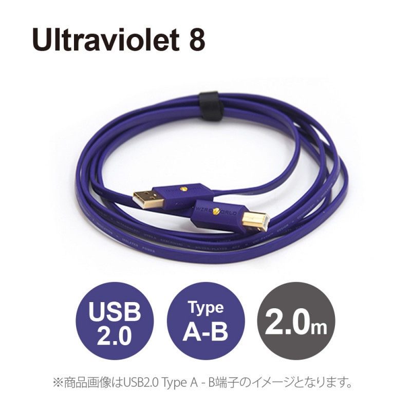 WIREWORLD - U2AB/2.0m��USB2.0�����֥롦A-B��Ultraviolet8��e�աڥ᡼��������ʡ�Ǽ���ϳ�ǧ�头Ϣ����
