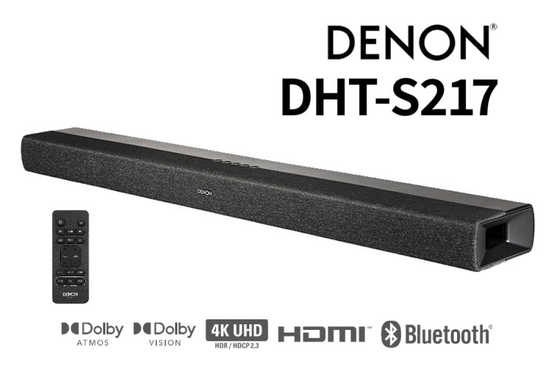 DENON - DHT-S217��DHTS217K�˥ǥ奢�륵�֥����ϡ���¢Dolby Atmos�б�������ɥС���D&M�ܼҤǤλ�İư��ͭ�ۡ�e�աڴ����