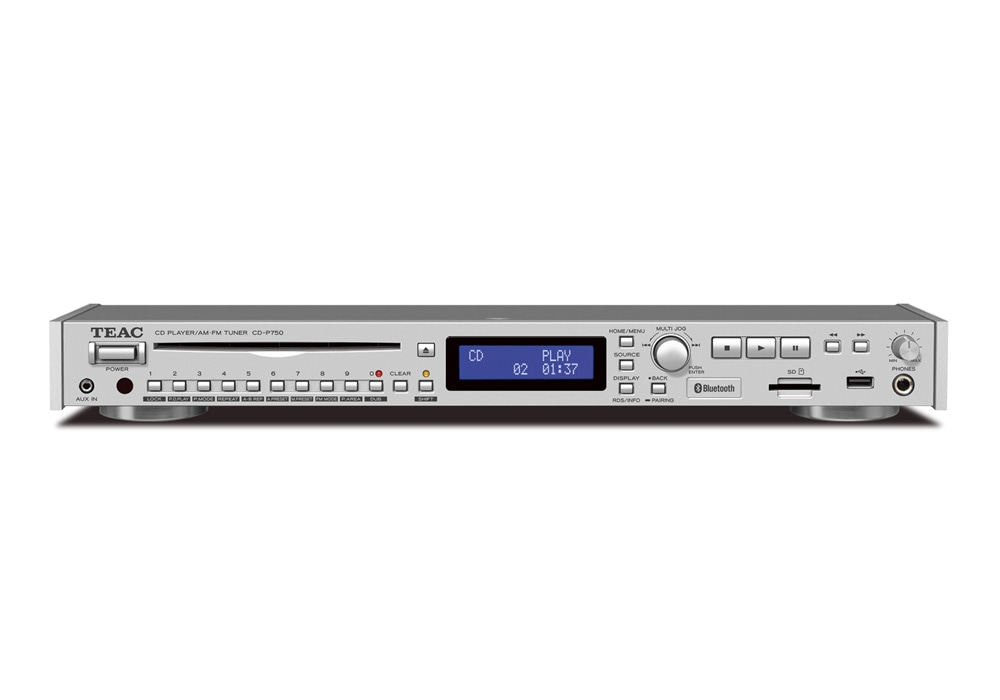 長期保証付】TEAC(ティアック) CD-P750-S Bluetooth/AM・FMチューナー