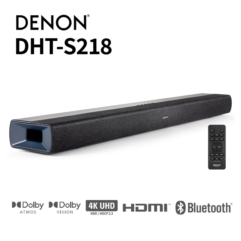 DENON - DHT-S218��DHTS218K��Dolby Atmos�б�������ɥС���D&M�ܼҤǤλ�İư��ͭ�ۡ�e�աں߸�ͭ��¨Ǽ��