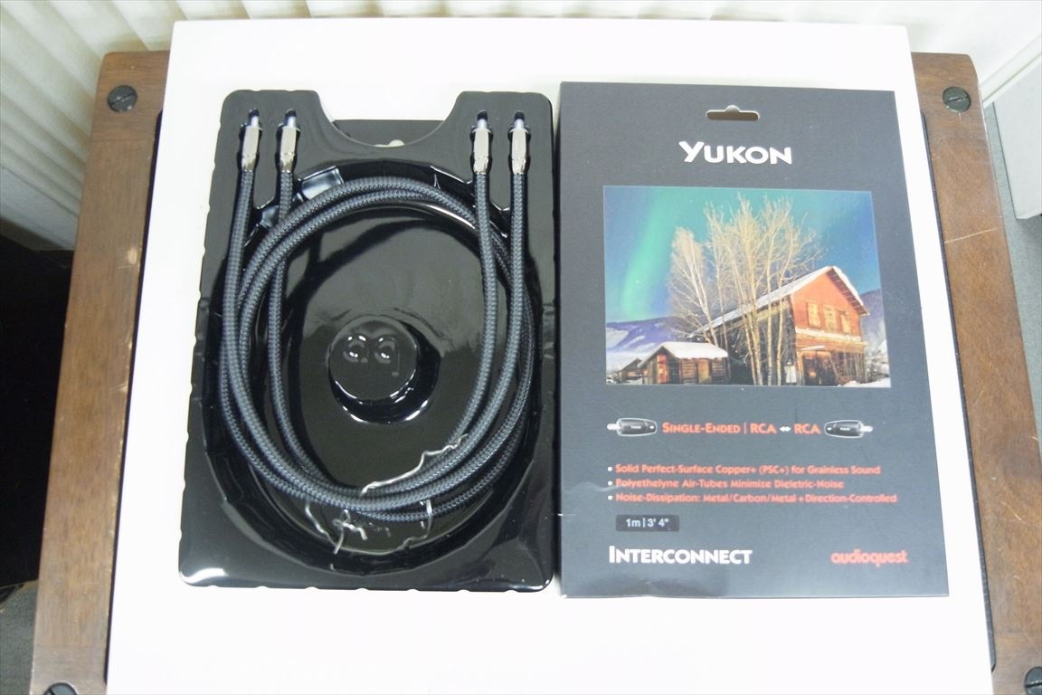 オーディオクエスト Yukon RCAケーブル 1m audioquest - YUKON/1.0m（YUK/1M/RCA）（RCA・ペア）《e》【在庫有り
