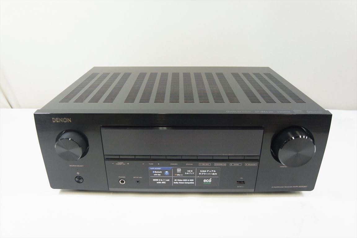 DENON AVアンプ AVR-X550BT ブラック Amazon.co.jp: デノンDenon AVR-X550BT AVレシーバー 5.2ch