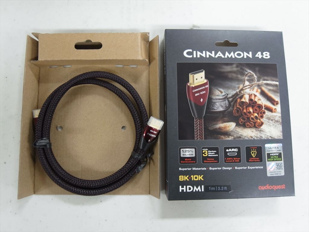 audioquest - HDMI Cinnamon48/1.0m《e-u》|e.オーディオ逸品館 audioquest - HDMI Cinnamon48/1.0m《e-u》|e.オーディオ逸品館